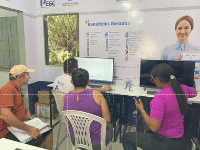 Treinamento e Configuração da Plataforma Digital PEGE em São Miguel do Tapuio - PI